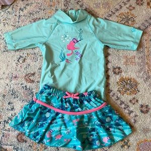 UV Skinz cat snorkel swim set